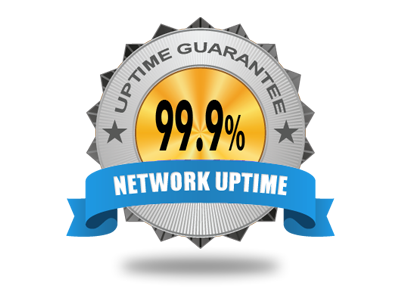 99.9% Network Uptime